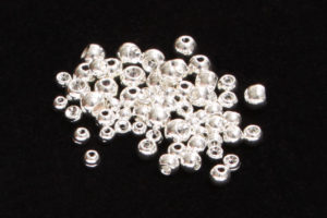 Tungsten Beads silver