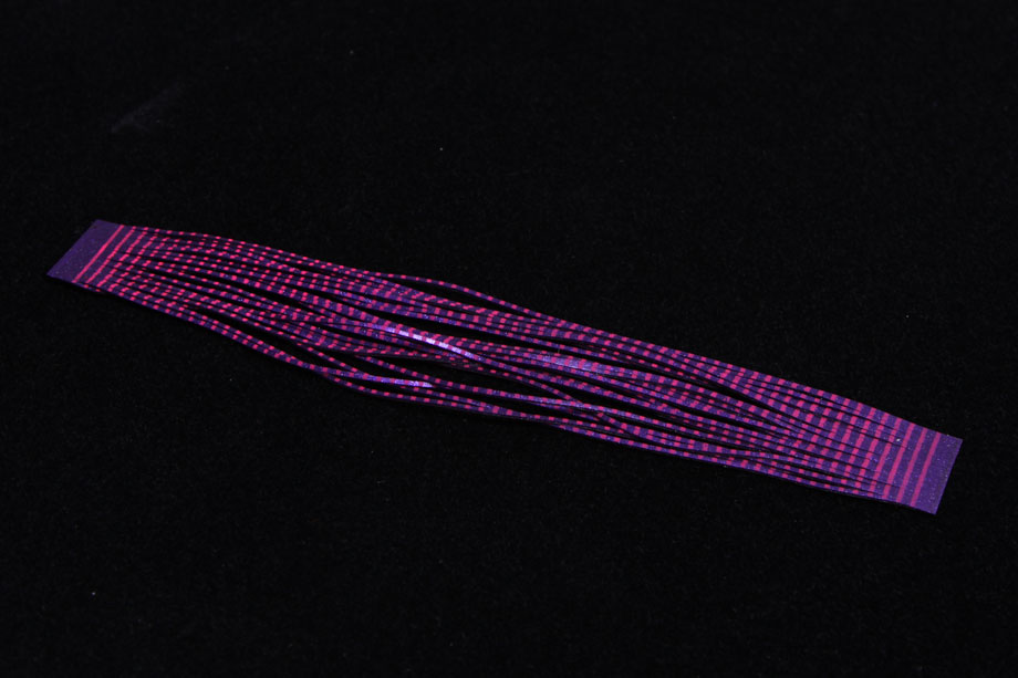 purple barred hot pink