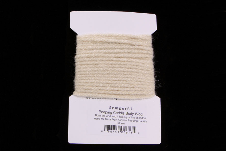 peeping caddis body wool
