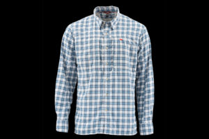 Simms Bugstopper LS Shirt Faded Denim Plaid