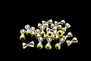 Pseudo Eyes nickel/yellow pupil