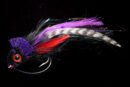 Whitlock's Deer Hair Diver black/purple