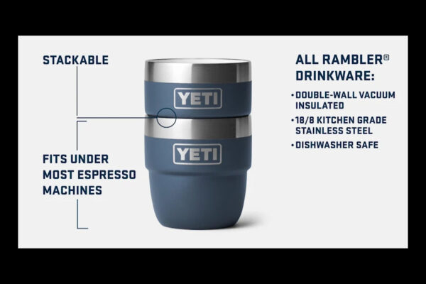 Yeti Rambler 4 oz Stackable Espresso Cups